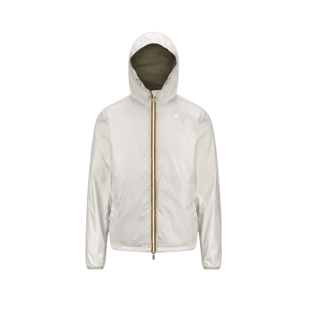 UNIT Hamburg - K‑Way Jake Plus.2 Reversible Jacke – Grün/Beige - K - WAY
