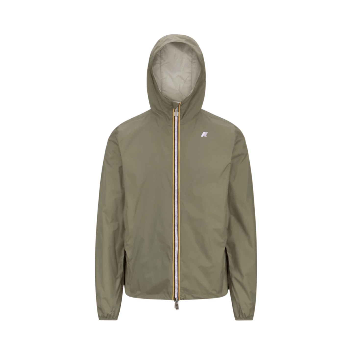 UNIT Hamburg - K‑Way Jake Plus.2 Reversible Jacke – Grün/Beige - K - WAY