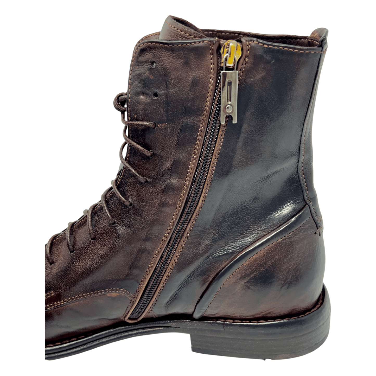 UNIT Hamburg - Lemargo, hoher Schuh aus Bueffelleder, braun - Lemargo