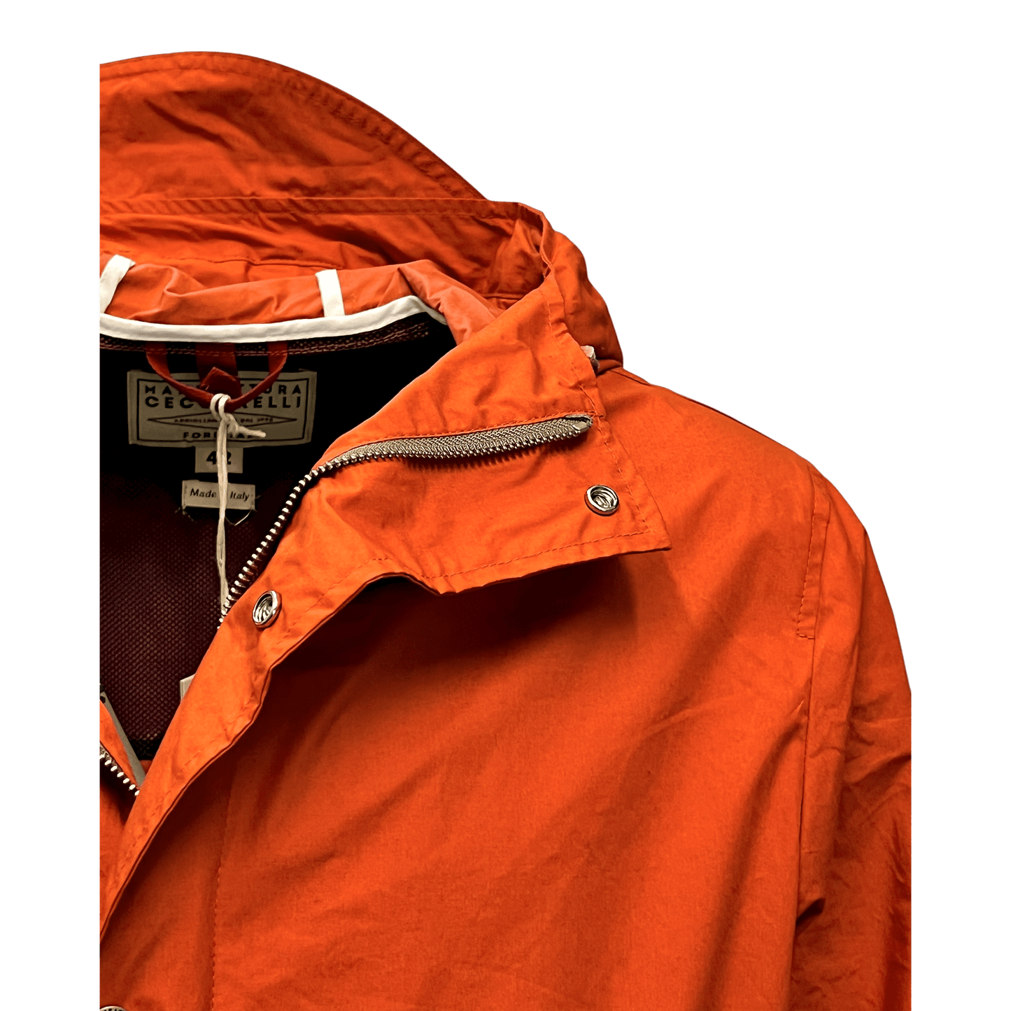 UNIT Hamburg - Manifattura Ceccarelli, Shelter Jacket orange – wasserabweisend - Ceccarelli
