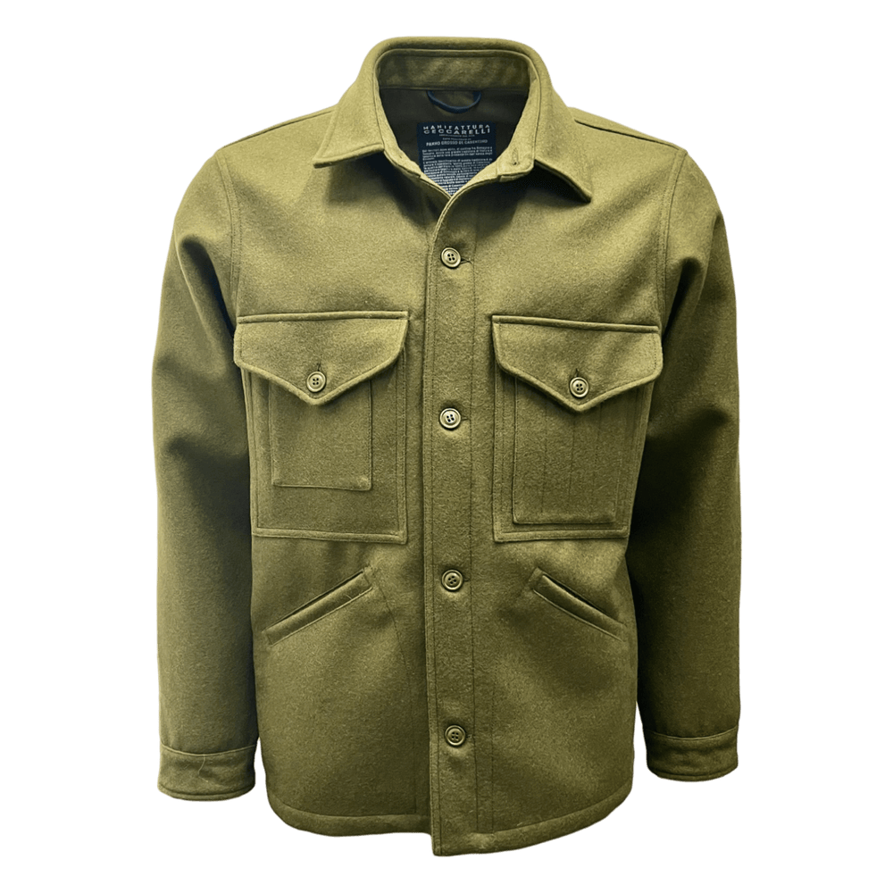 Manifattura Ceccarelli, Wolljacke, military green - UNIT Hamburg