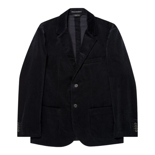 Sunspel Corduroy Blazer Navy | UNIT Hamburg