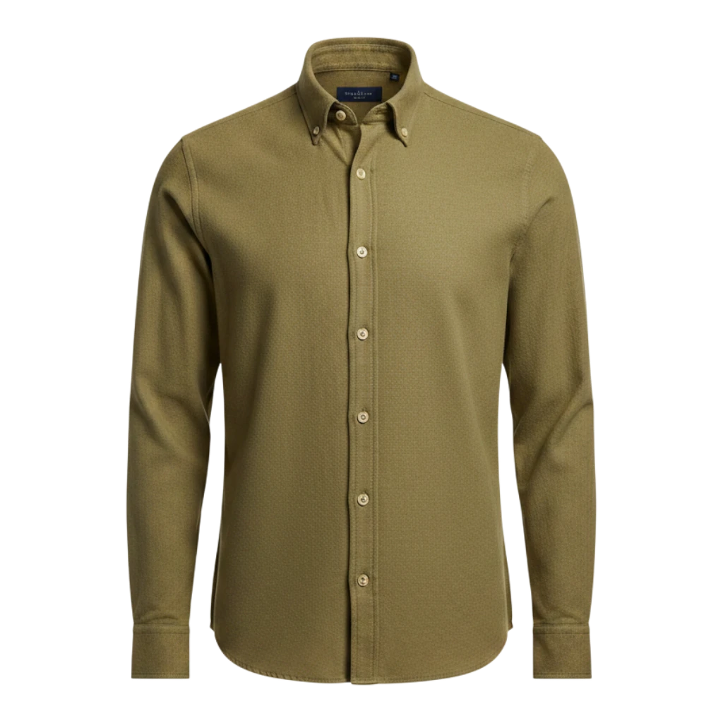 Camicia in flanella di cotone spazzolato Sunspel MSHT2131