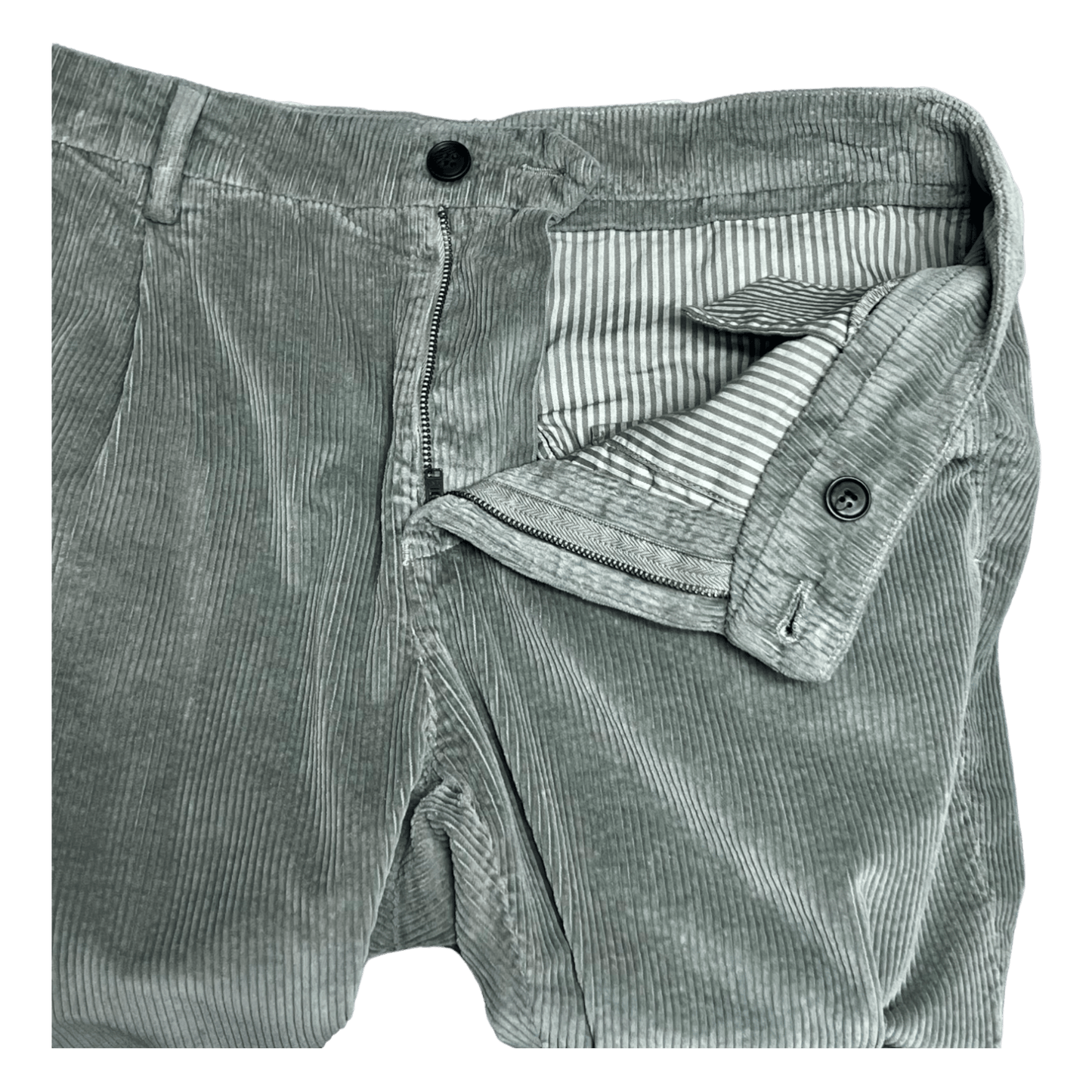 Never Laundry, bequeme Cordhose, helles oliv - UNIT Hamburg