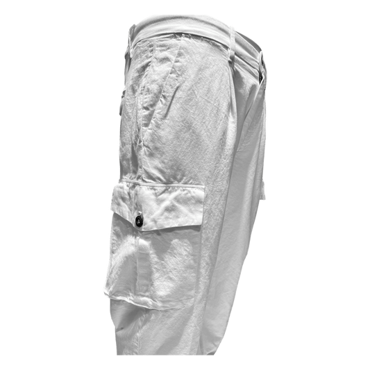 UNIT Hamburg - Never Laundry, Cargohose, weitere Form, weiß - Never Laundry
