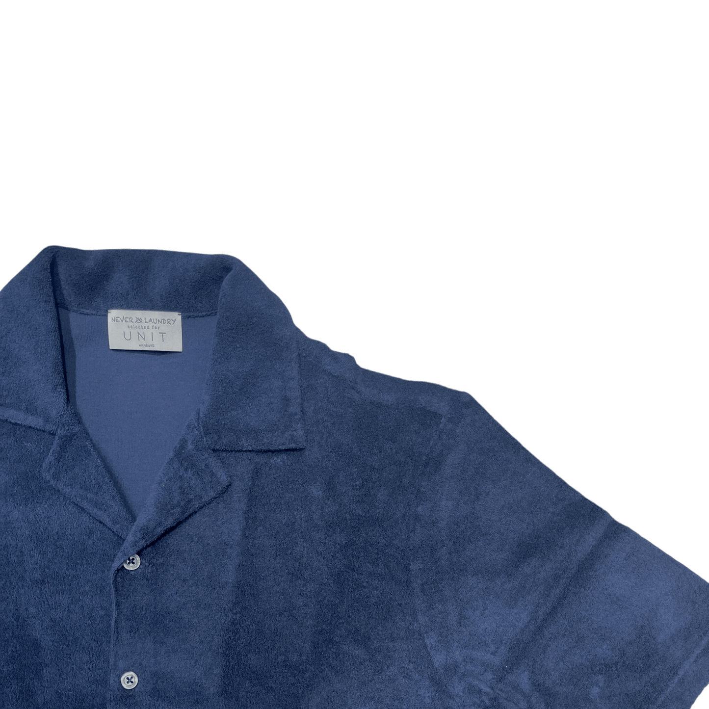 UNIT Hamburg - Never Laundry, Frottee - Hemd, Mailandblau - Never Laundry