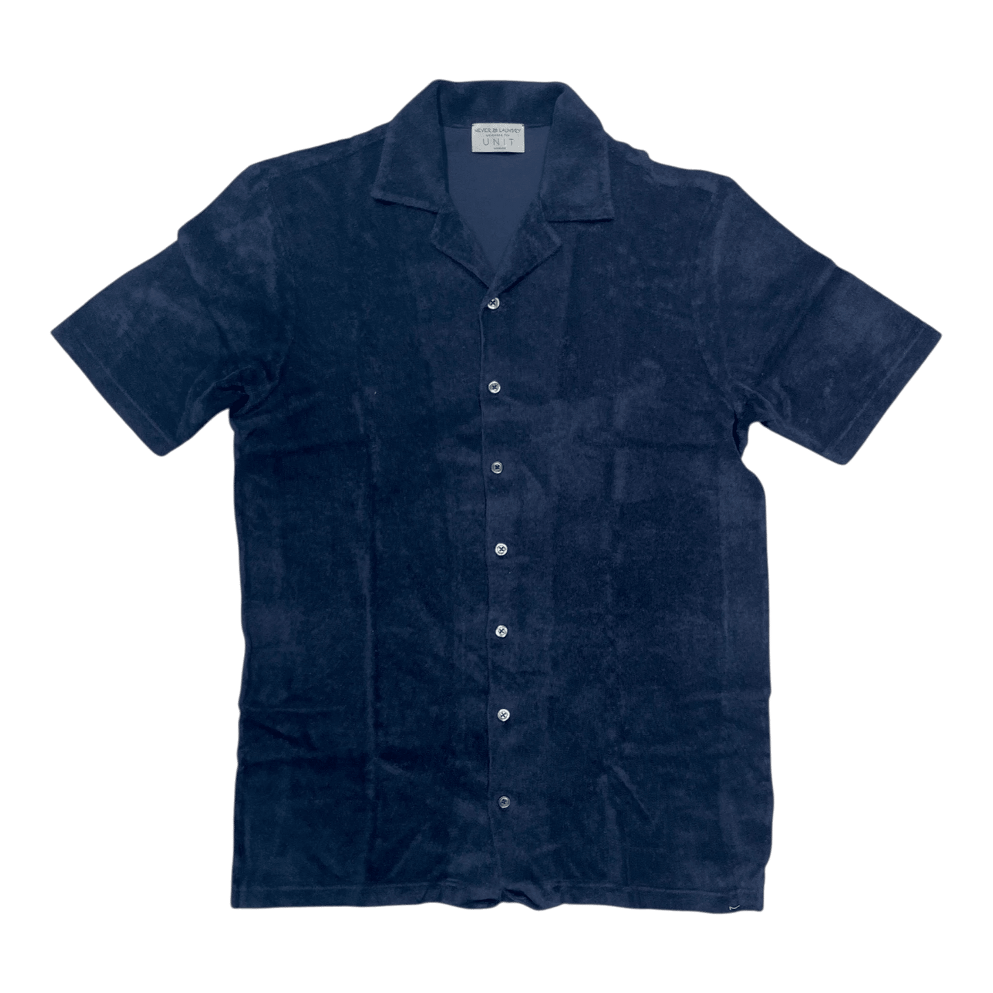 UNIT Hamburg - Never Laundry, Frottee - Hemd, Mailandblau - Never Laundry