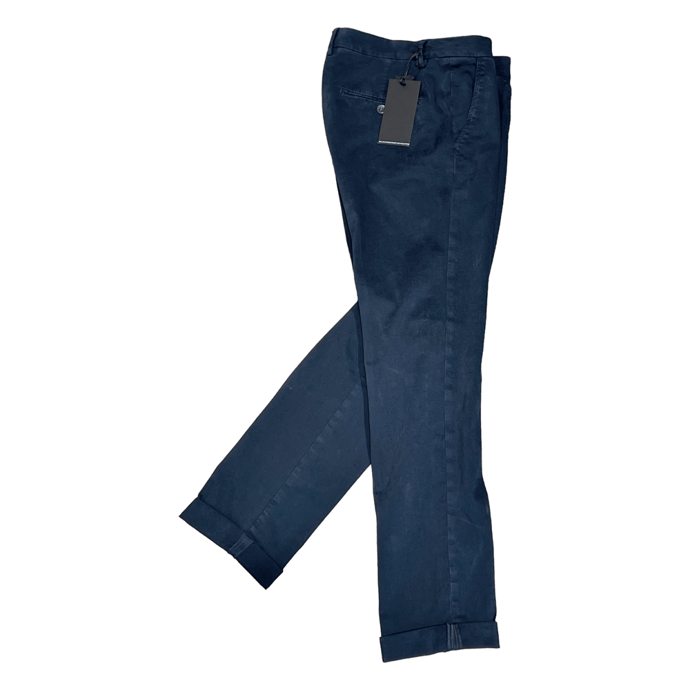 Never Laundry, Gabardine Baumwollhose, navy - UNIT Hamburg