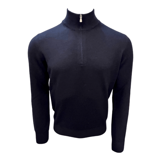 UNIT Hamburg - Never Laundry, Halfzip, Woll/Kaschmirmischung, navy - Never Laundry