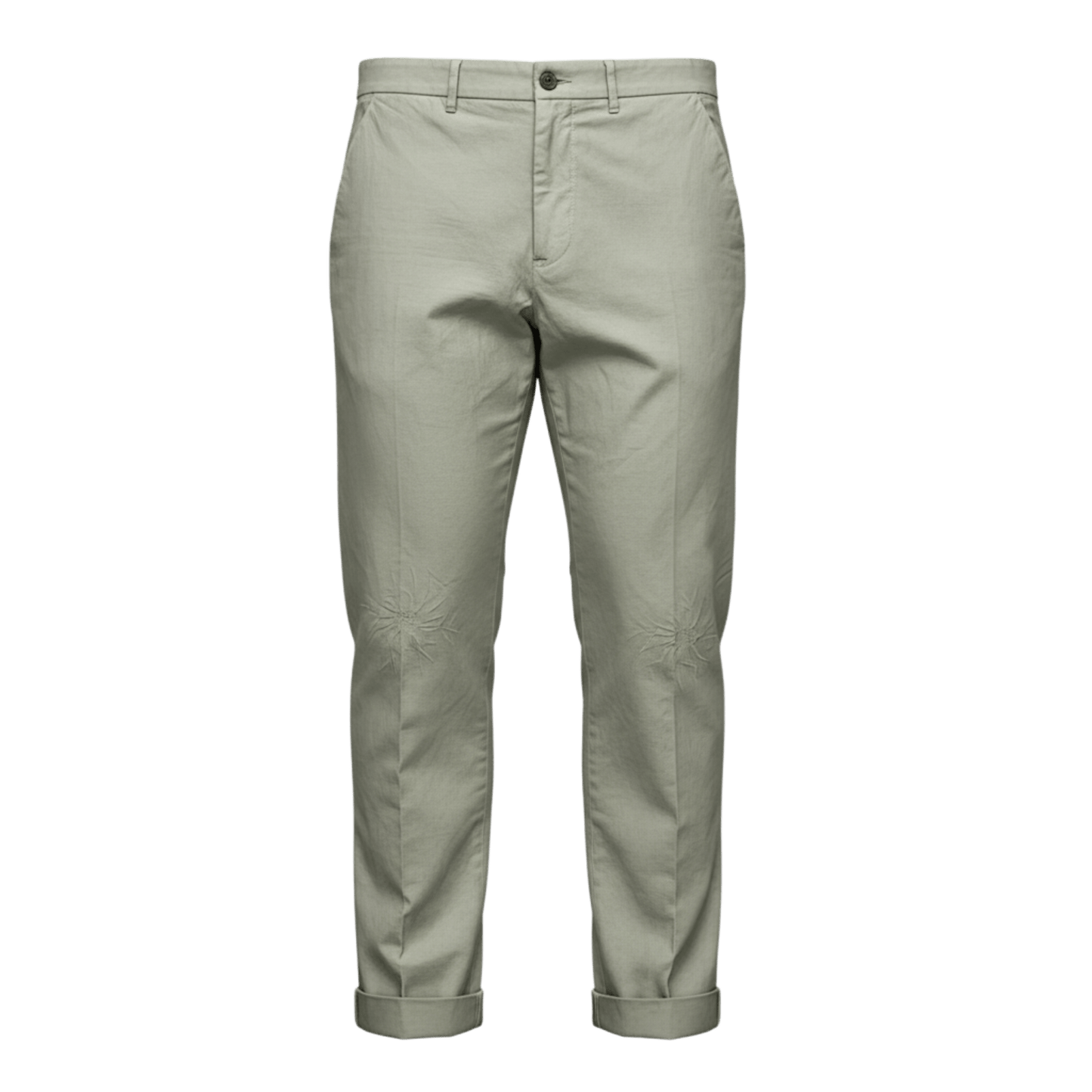 UNIT Hamburg - Never Laundry Il Pinces – Salbei Gabardine Hose, salbei - Never Laundry