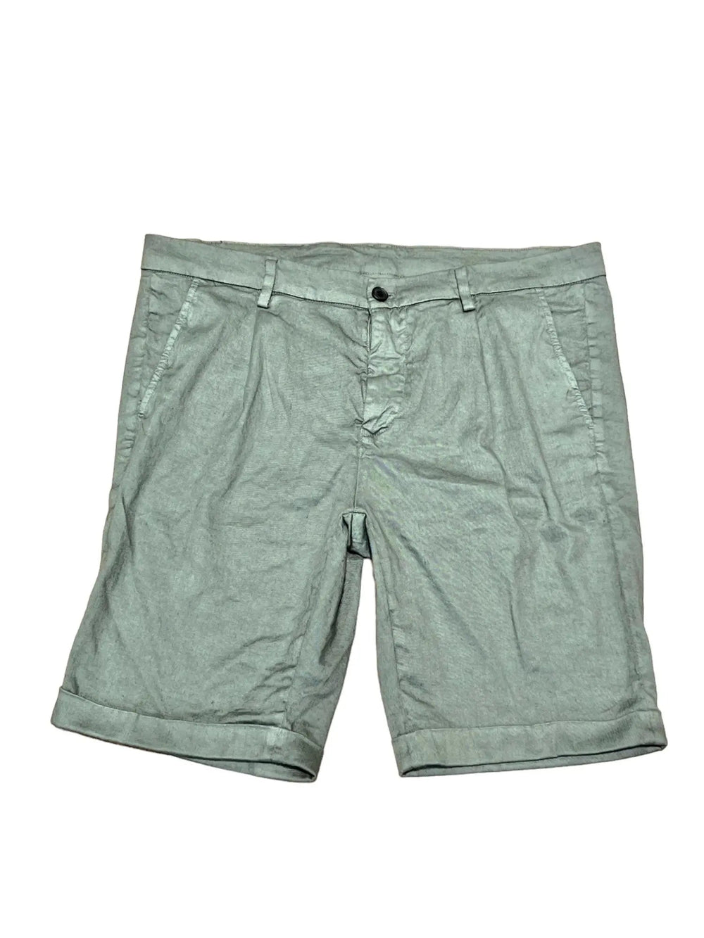 Never Laundry, Osaka Shorts, Leinen/Baumwolle oliv - UNIT Hamburg