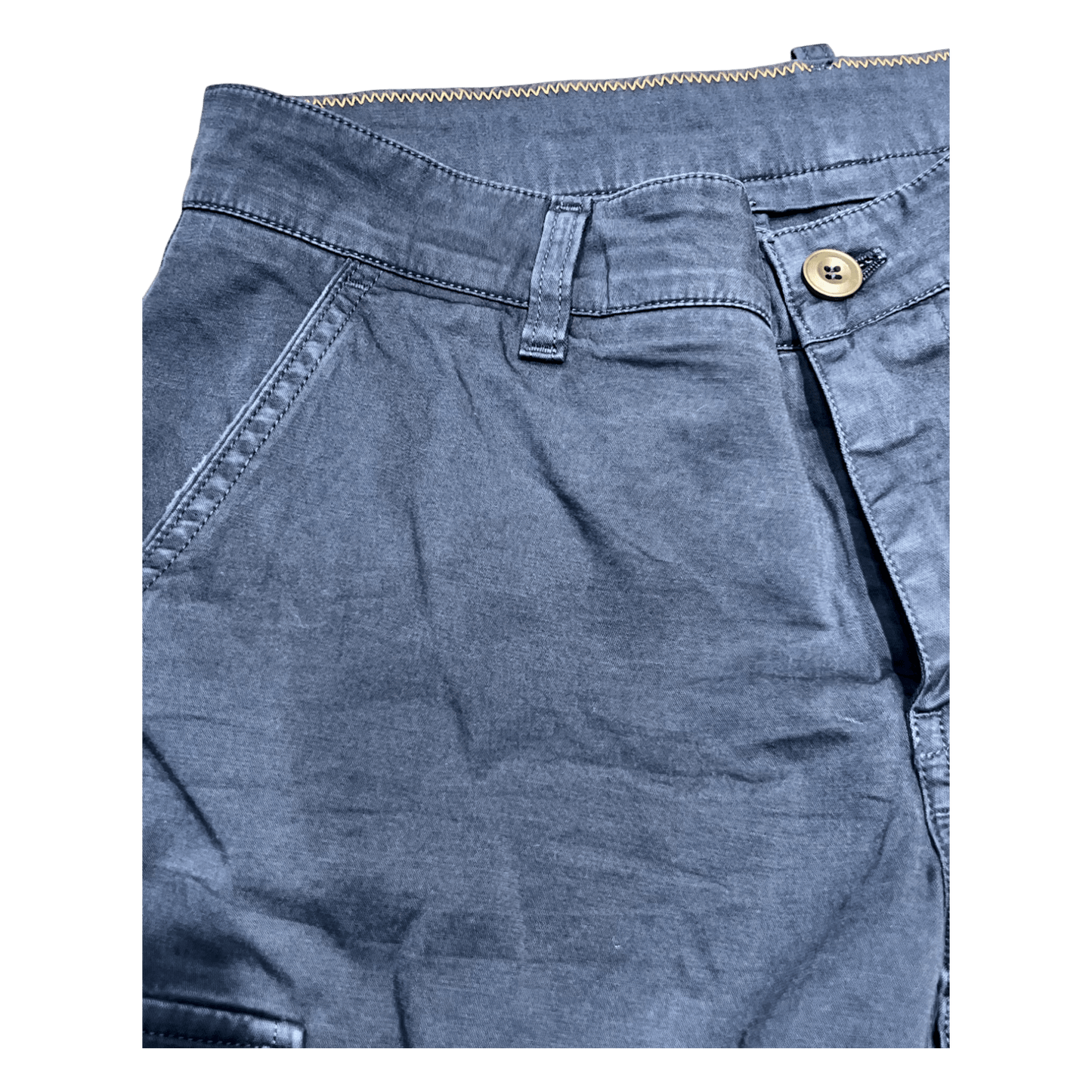 UNIT Hamburg - Never Laundry, Santiago Cargo Bermuda, navy - Never Laundry