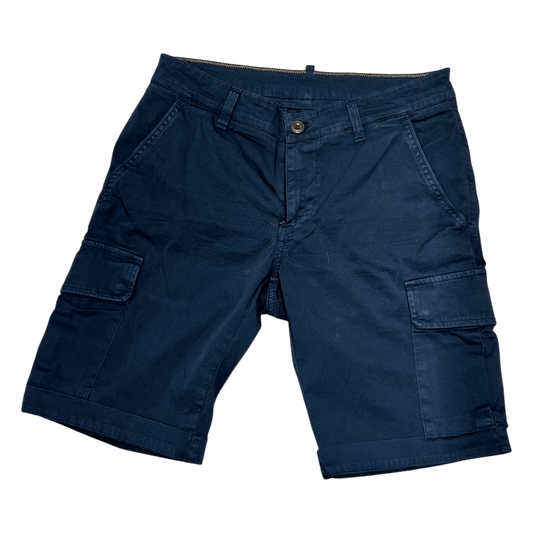 UNIT Hamburg - Never Laundry, Santiago Cargo Bermuda, navy - Never Laundry
