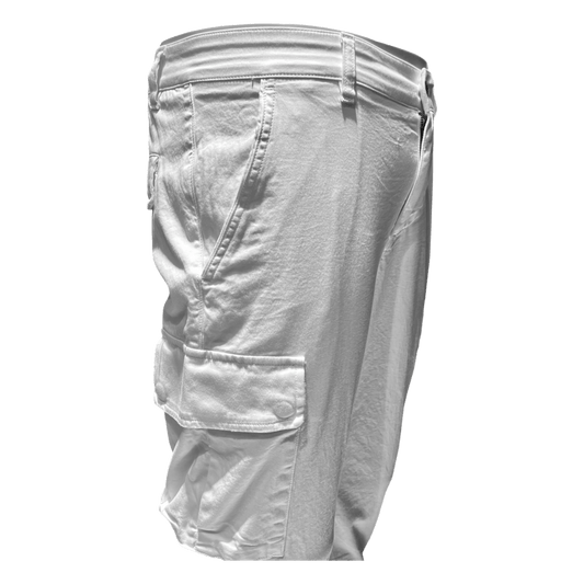 UNIT Hamburg - Never Laundry, Santiago Cargo, schmalere form, weiß - Never Laundry