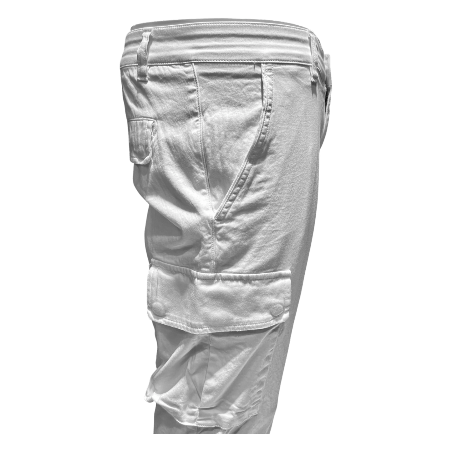UNIT Hamburg - Never Laundry, Santiago Cargo, schmalere form, weiß - Never Laundry