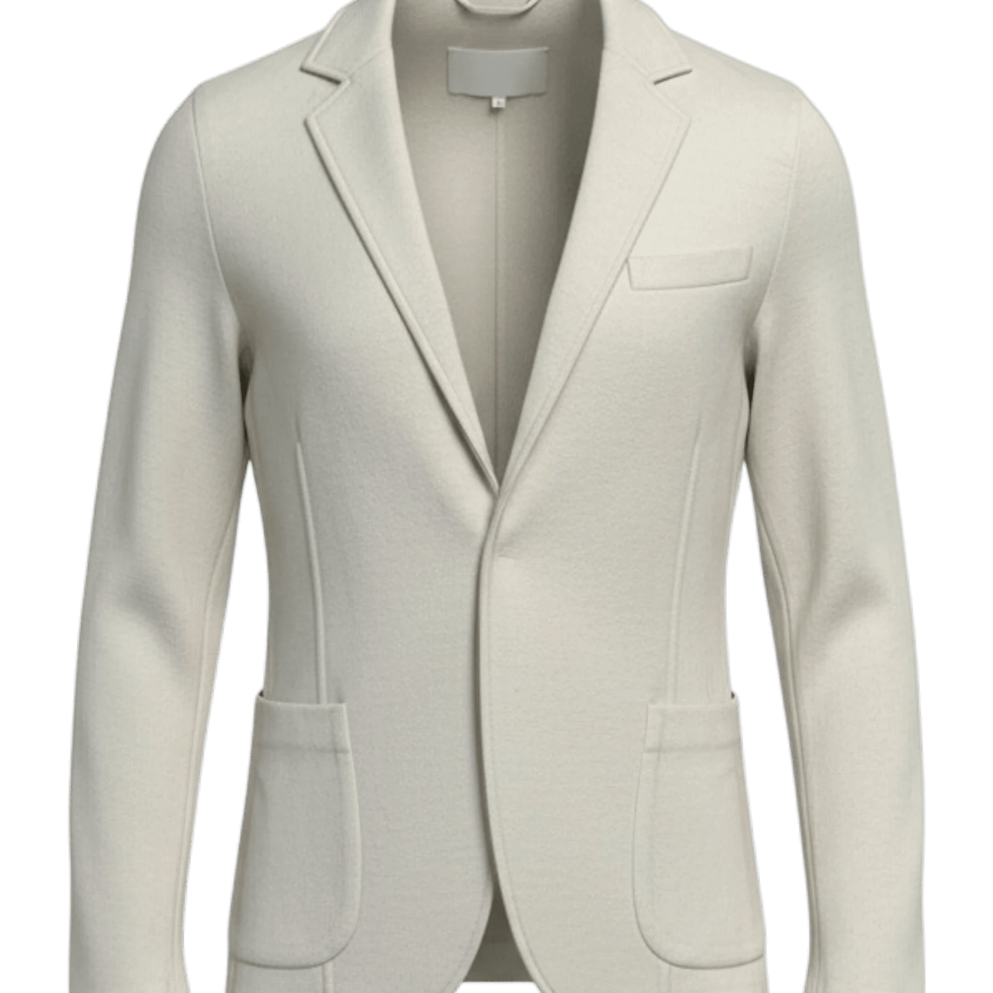 UNIT Hamburg - Never Laundry Stricksakko Travelwoo, wollweiss - Never Laundry