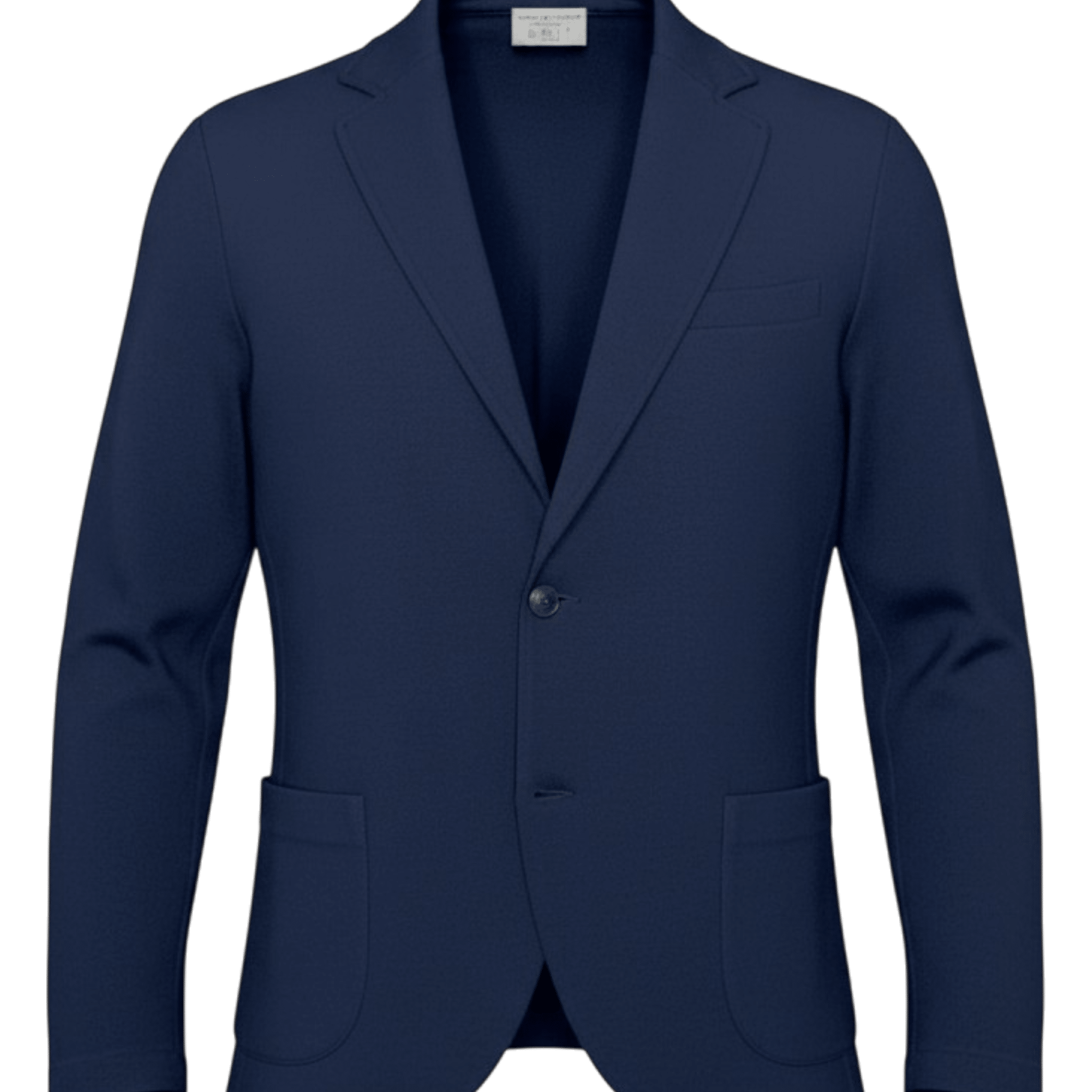 UNIT Hamburg - Never Laundry, Stricksakko Travelwool, navy - Never Laundry