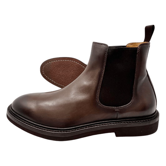 Officine Creative DUDE, Chelsea Boot, Kautschuksohle, Nappa, braun - UNIT Hamburg