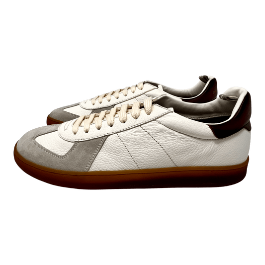 UNIT Hamburg - Officine Creative, MILITIA, weißer Sneaker, Hirsch Naturkautschuksohle - Officine Creative