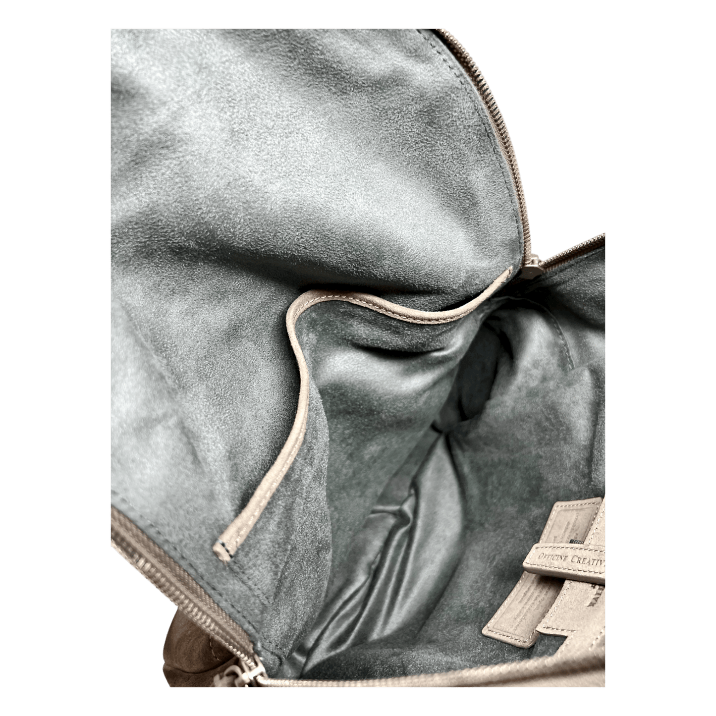 Officine Creative, Velourleder, Rucksack, Backpack, sand - UNIT Hamburg