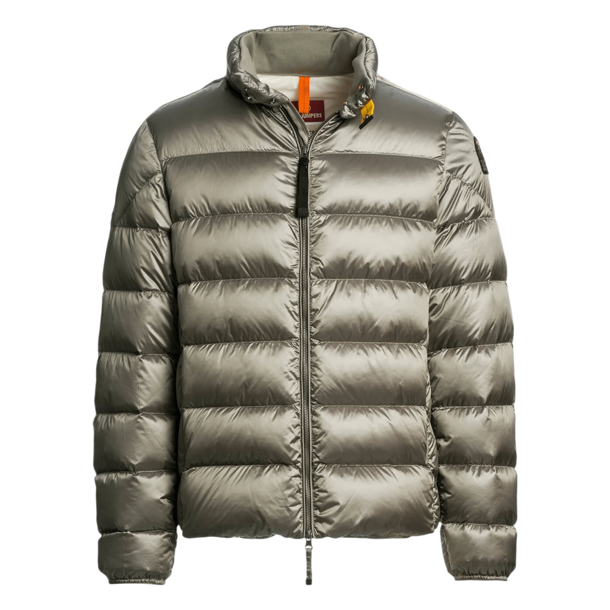 UNIT Hamburg - Parajumpers Dillon – Daunenjacke mit glänzendem Finish, grau mit salbei - Parajumpers
