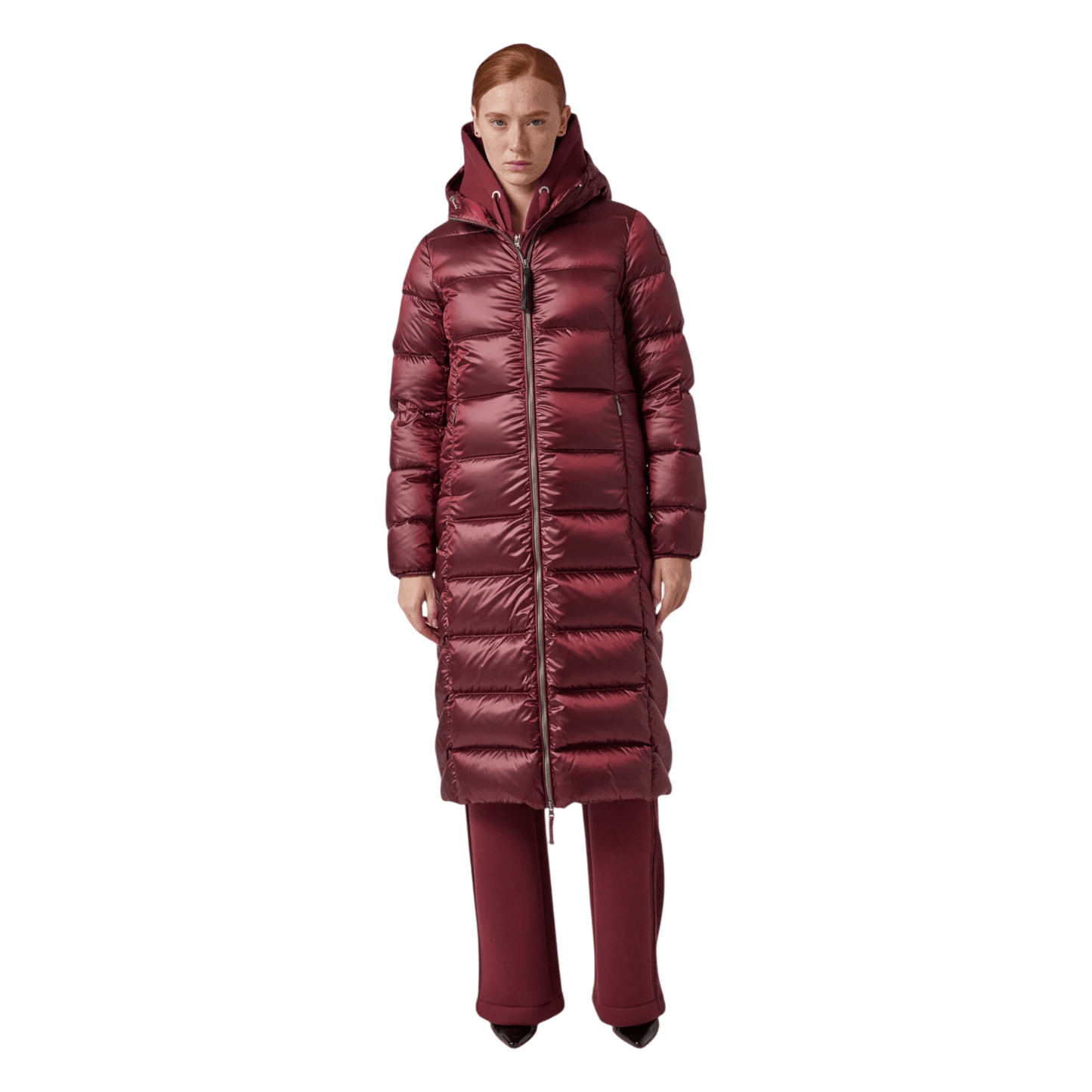 Parajumpers LEAH - WOMAN, Modell Winter 24, Daunenmanel mit Kapuze, black - UNIT Hamburg