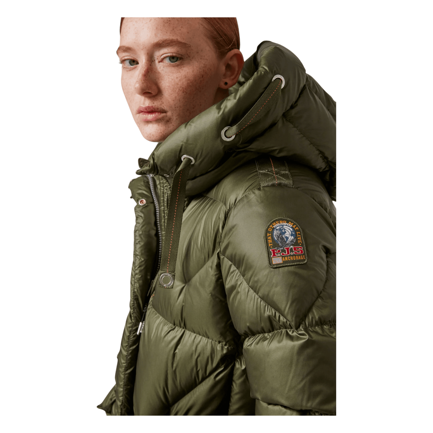 Parajumpers Leonie - WOMAN, Modell Winter 24, Daunenmanel mit Kapuze, black - UNIT Hamburg