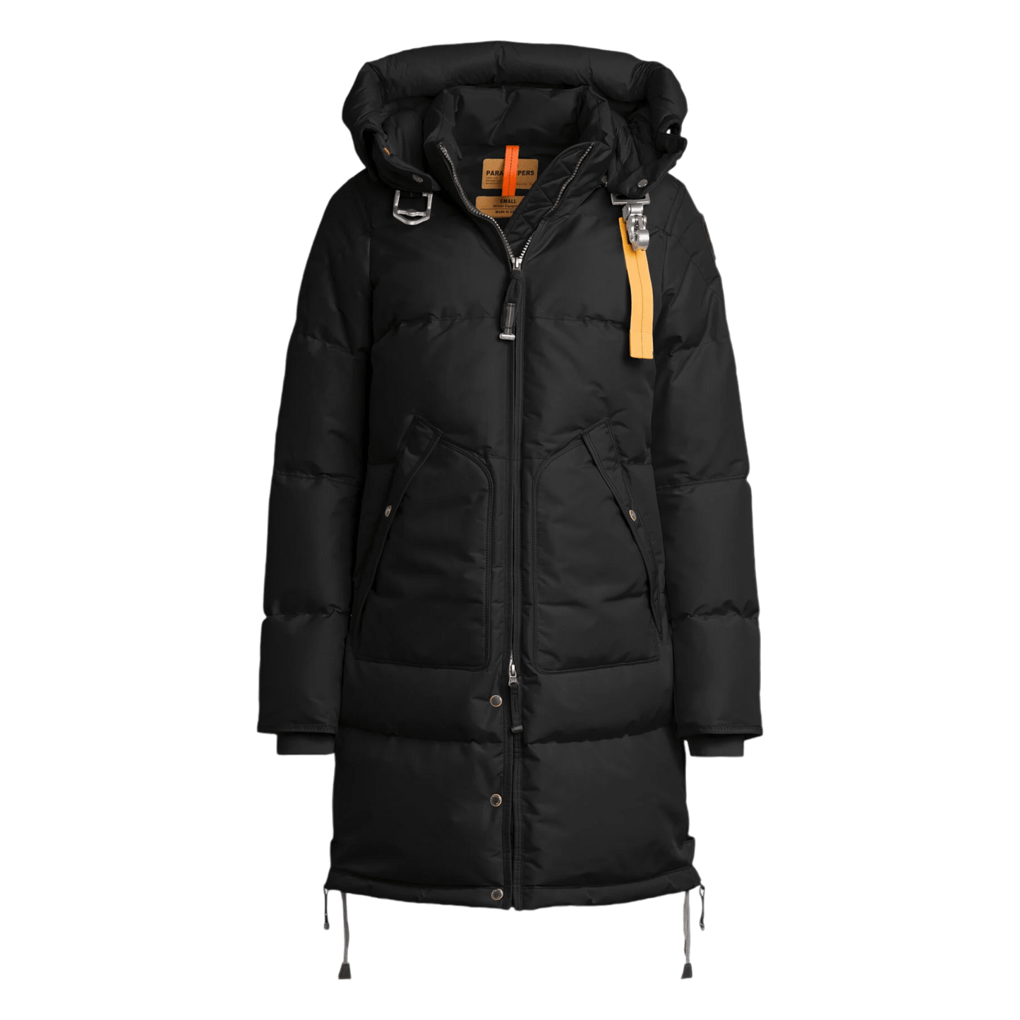 Parajumpers Long Bear - WOMAN, Modell Winter 24, Daunenmantel mit Kapuze, black - UNIT Hamburg