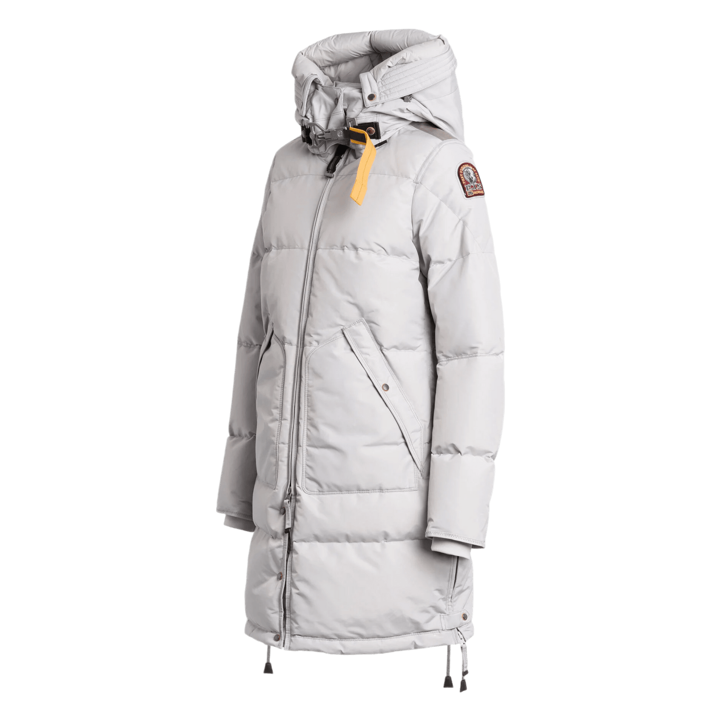 Parajumpers Long Bear - WOMAN, Modell Winter 24, Daunenmantel mit Kapuze, dawn silber - UNIT Hamburg