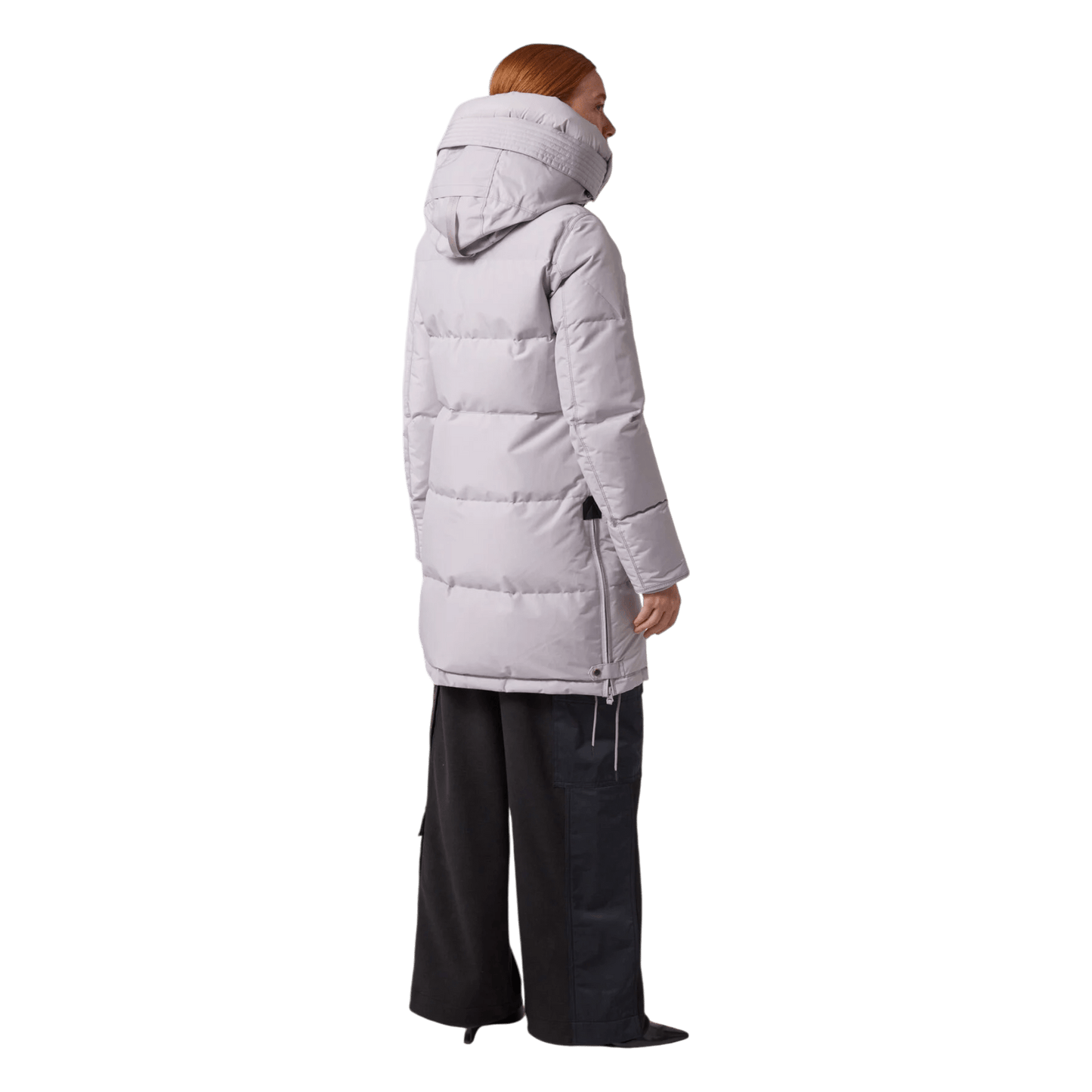 Parajumpers Long Bear - WOMAN, Modell Winter 24, Daunenmantel mit Kapuze, dawn silber - UNIT Hamburg