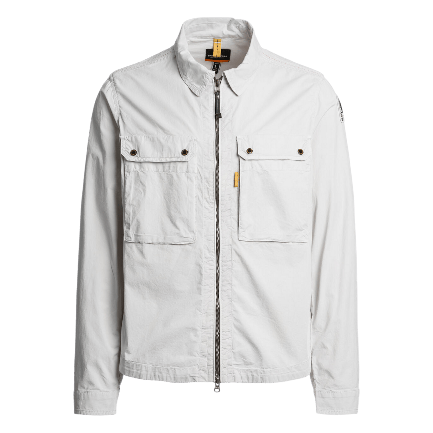 Parajumpers, TEL, Overshirt Gabardine Baumwolle, silber - UNIT Hamburg