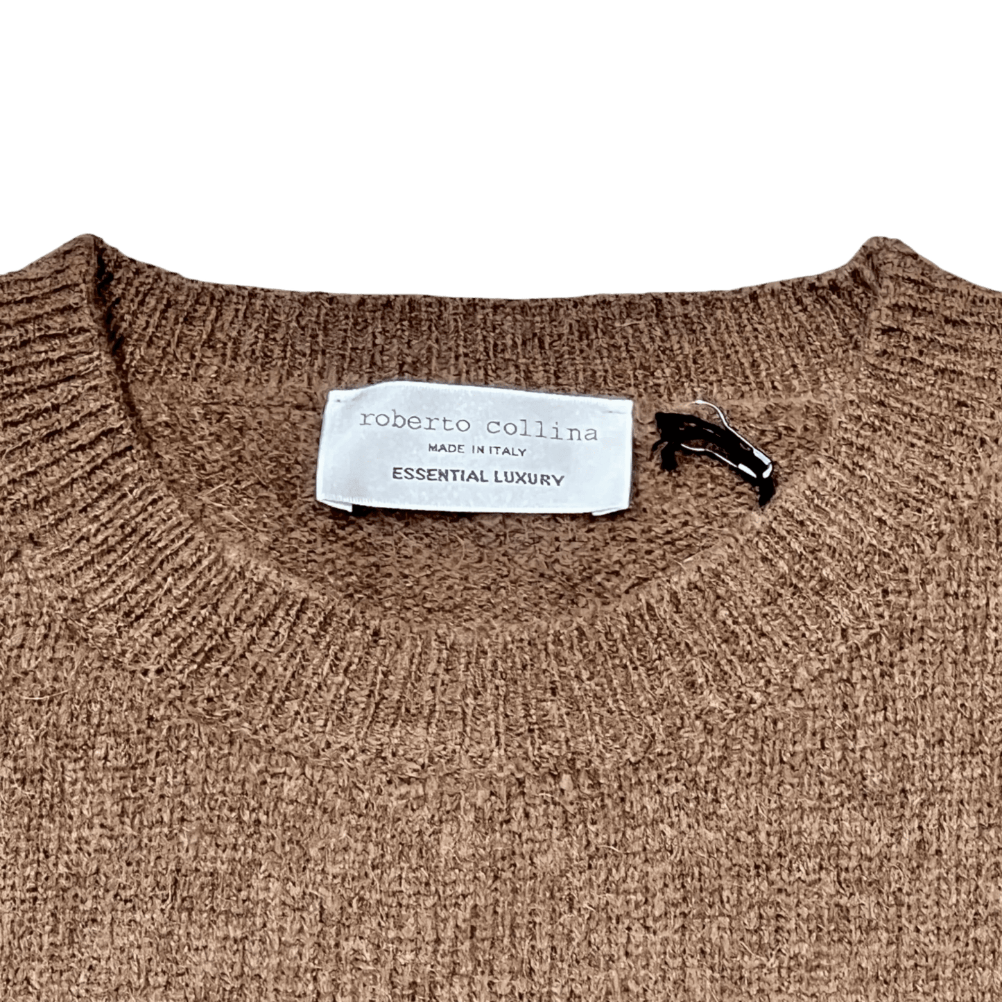 UNIT Hamburg - Roberto Collina, Merino / Baby Kamel, Rundhals, vicuna braun - Roberto Collina