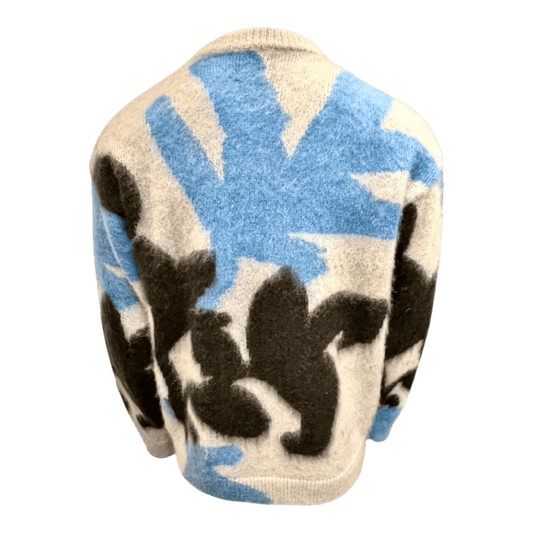 UNIT Hamburg - Roberto Collina, Mohair leichter Camouflage - Strick, hell - Roberto Collina