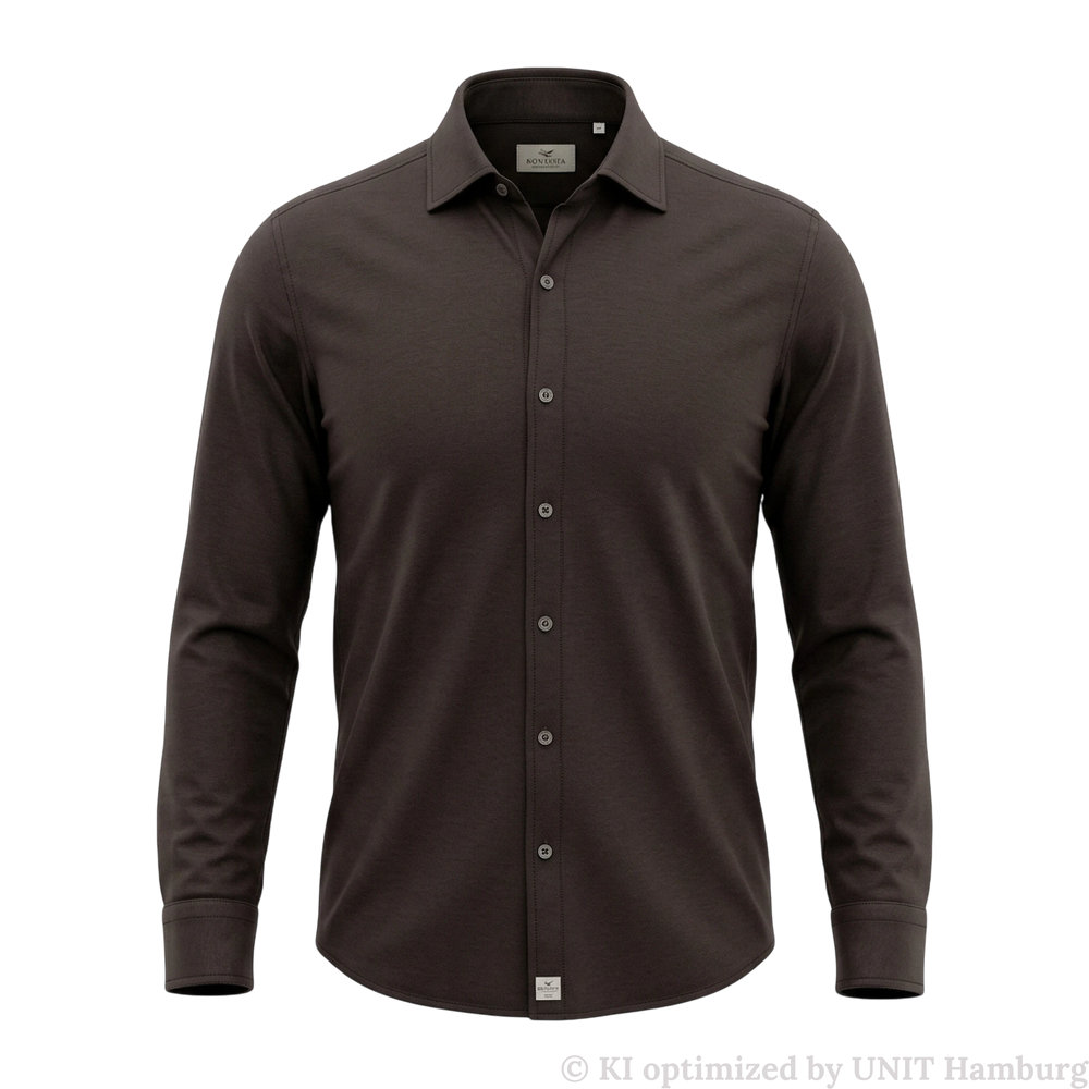 Watermarked - Sonrisa Jerseyhemd in Braun