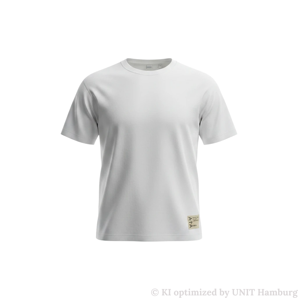 Watermarked - ASPESI T-Shirt Baumwolle, weiß