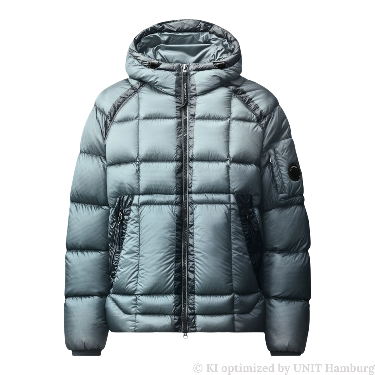 Watermarked - C.P. Company Daunenjacke aus D.D. Shell mit Kapuze, orion blue