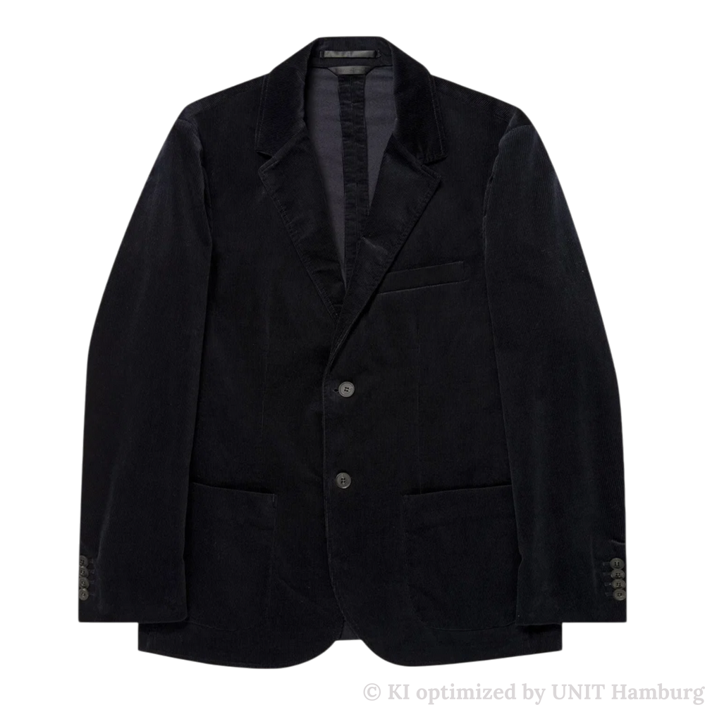 Watermarked - Sunspel Corduroy Blazer Navy | UNIT Hamburg