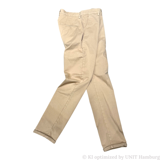 Watermarked - Never Laundry Chino, aus Baumwolle, strandfarben