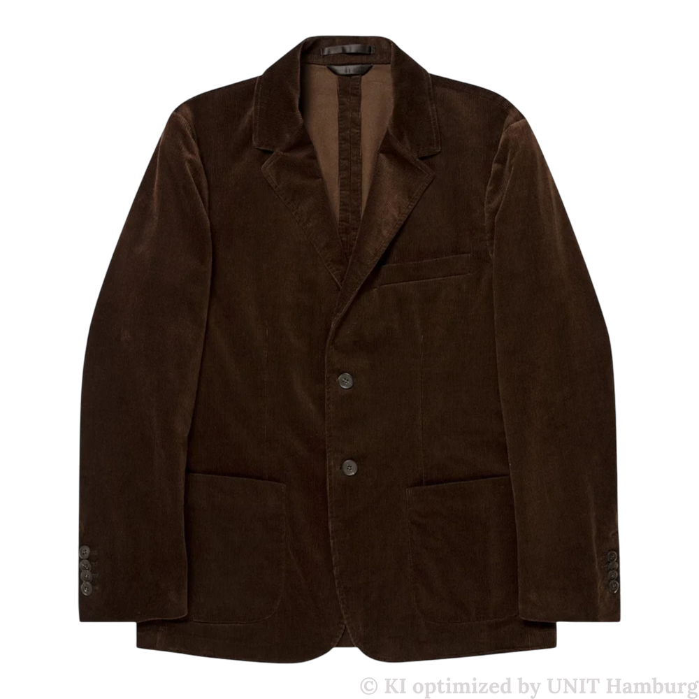 Watermarked - Sunspel Corduroy Blazer Braun | UNIT Hamburg