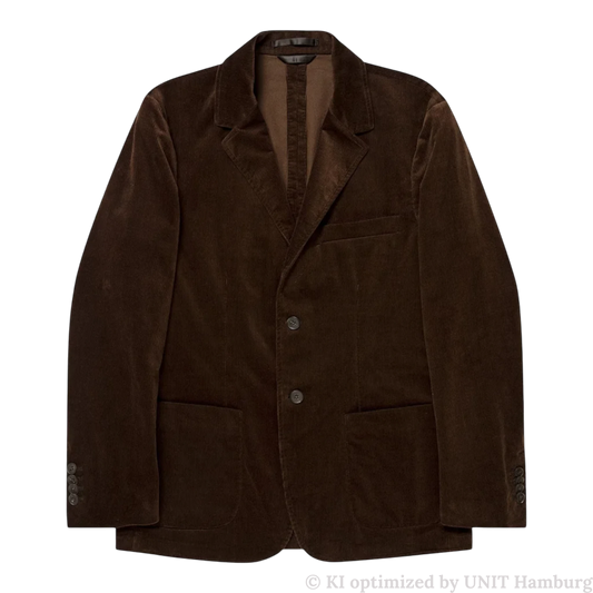 Watermarked - Sunspel Corduroy Blazer Braun | UNIT Hamburg