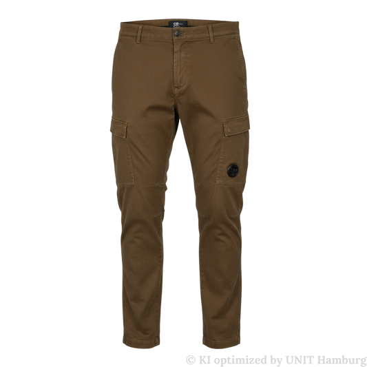 Watermarked - C.P. Company Stretch Satin Cargo Pant Ivy Green