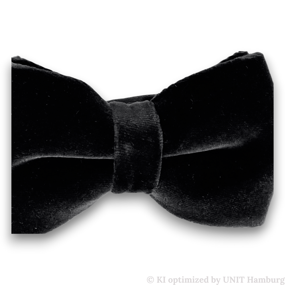 Watermarked - Ascot, festliche Samtschleife, schwarz