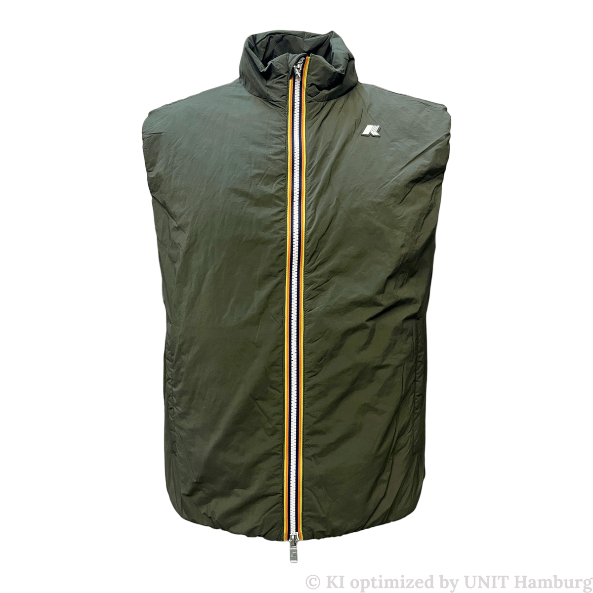 Watermarked - K-Way Valen Weste Herren – wasserabweisende Primaloft-Weste, oliv