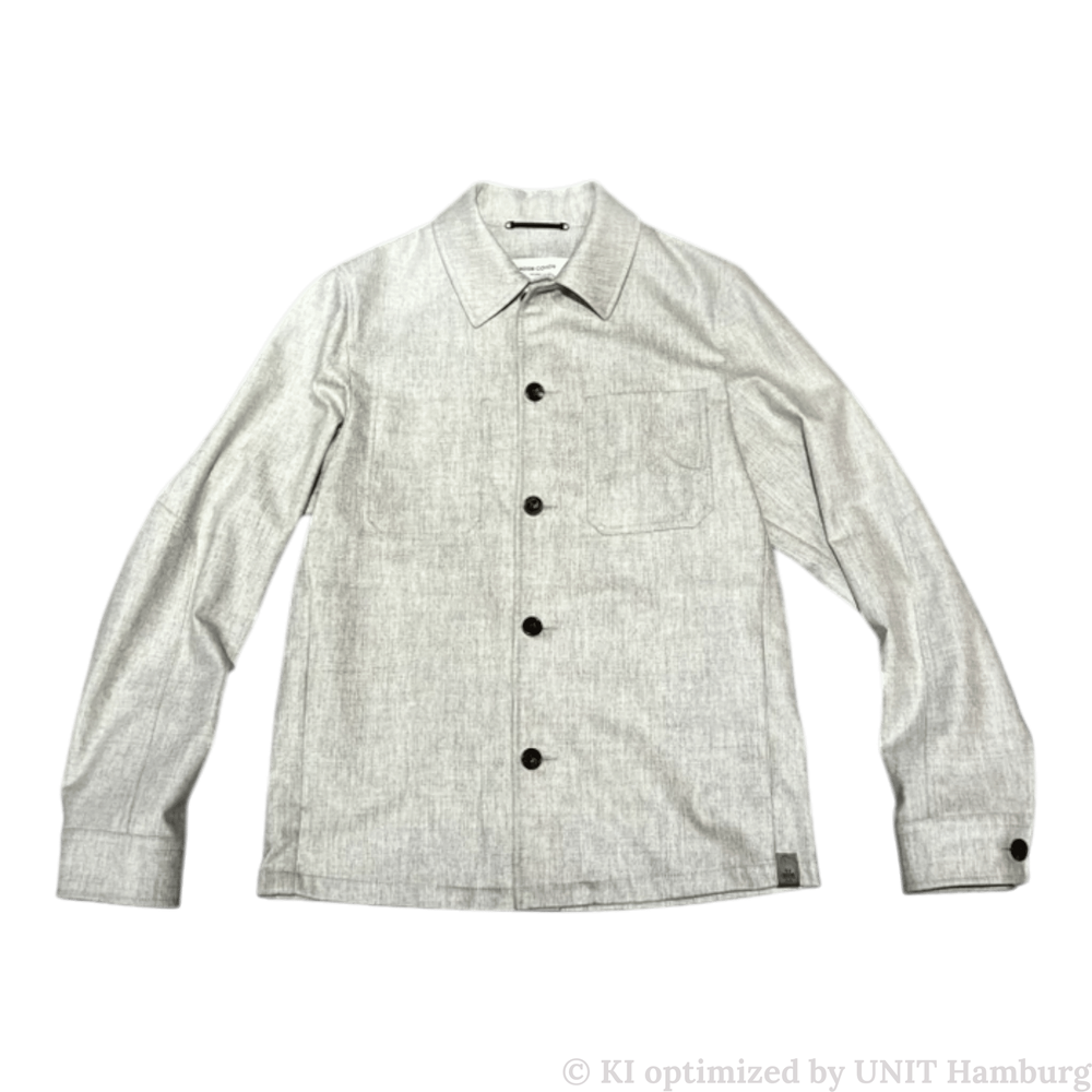 Watermarked - Jacob Cohën, RW LIGHT WOOL Overshirt Jacke, beige