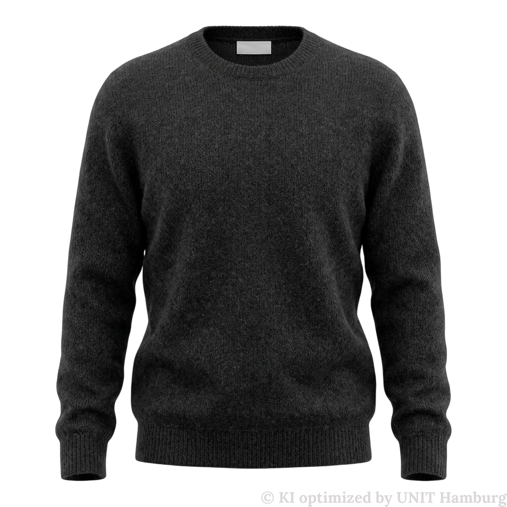 Watermarked - Roberto Collina, Rundhals, Merino Baby Camel, schwarz