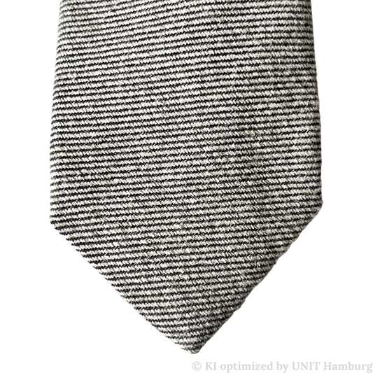 Watermarked - Ascot, Woll-Seidenkrawatte, beige-braun