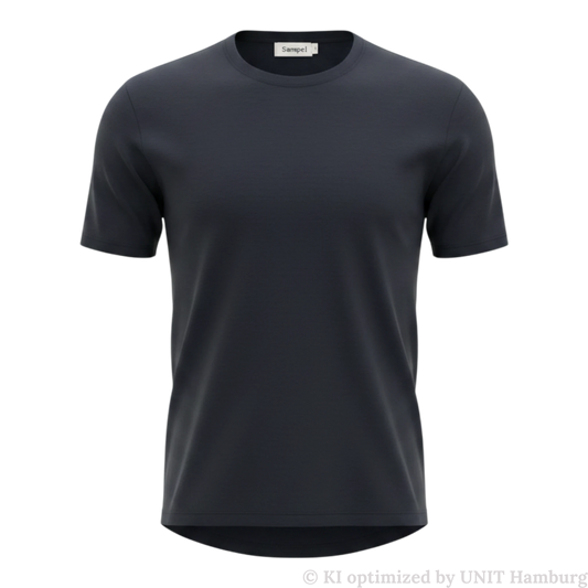 Watermarked - Sunspel schweres Supima T-Shirt Relaxed Fit, midnight navy