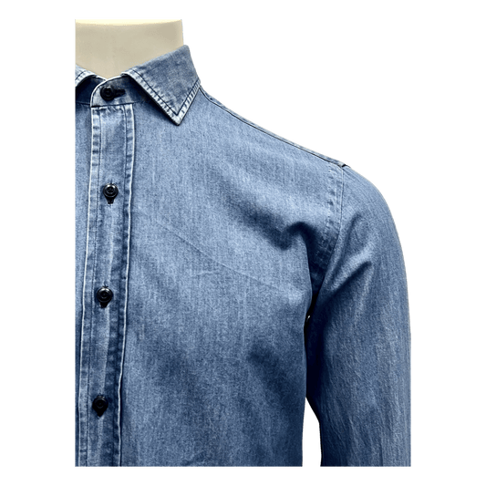 UNIT Hamburg - Salvatore Piccolo, Japan Denim, Chambré, denimblau - Salvatore Piccolo