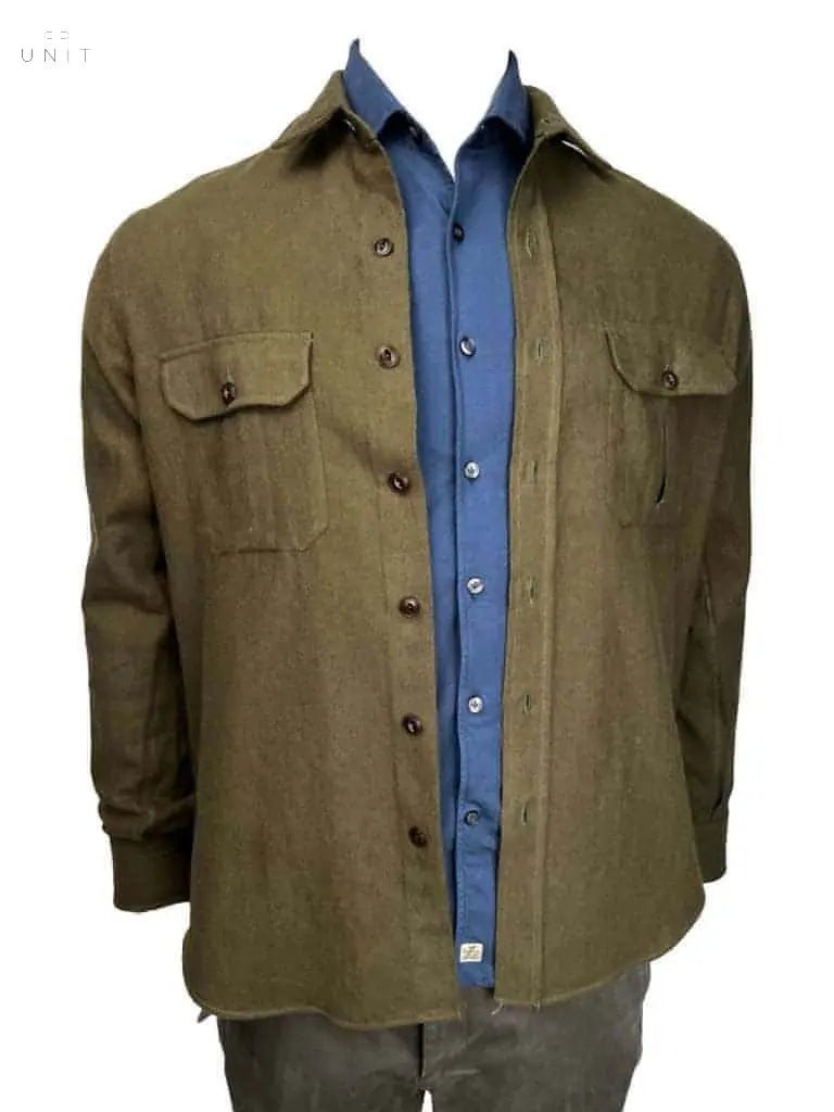 Salvatore Piccolo, Overshirt SBY, oliv - UNIT Hamburg