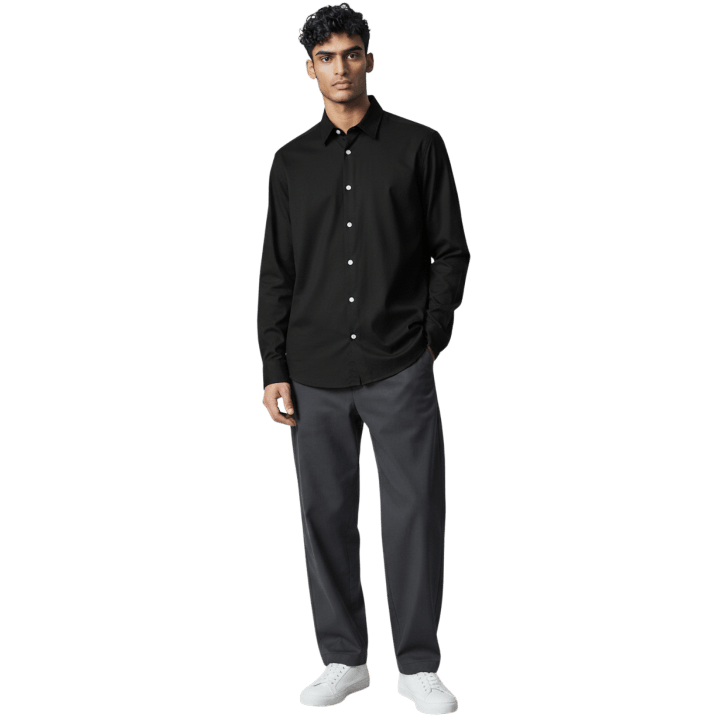 UNIT Hamburg - Sonrisa, das feine Jersey Hemd, navy - Sonrisa